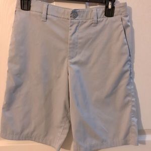 Boys Gray Under Armour size 16 golf shorts. Great condition.  Smoke-free home.